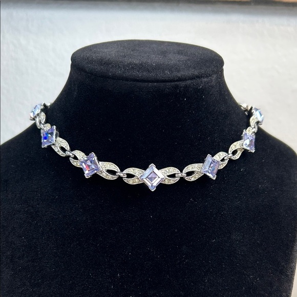 Bogoff Jewelry - Bogoff Spectacular Silver and Purple Women's Necklace